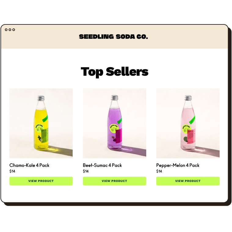 Seedling Soda Top Sellers