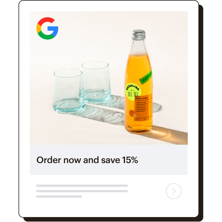 Example of a Google ad.